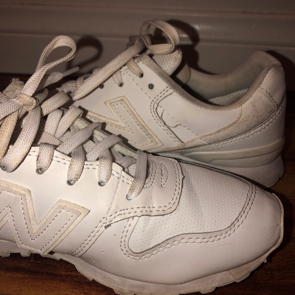 white new balance dad shoes
